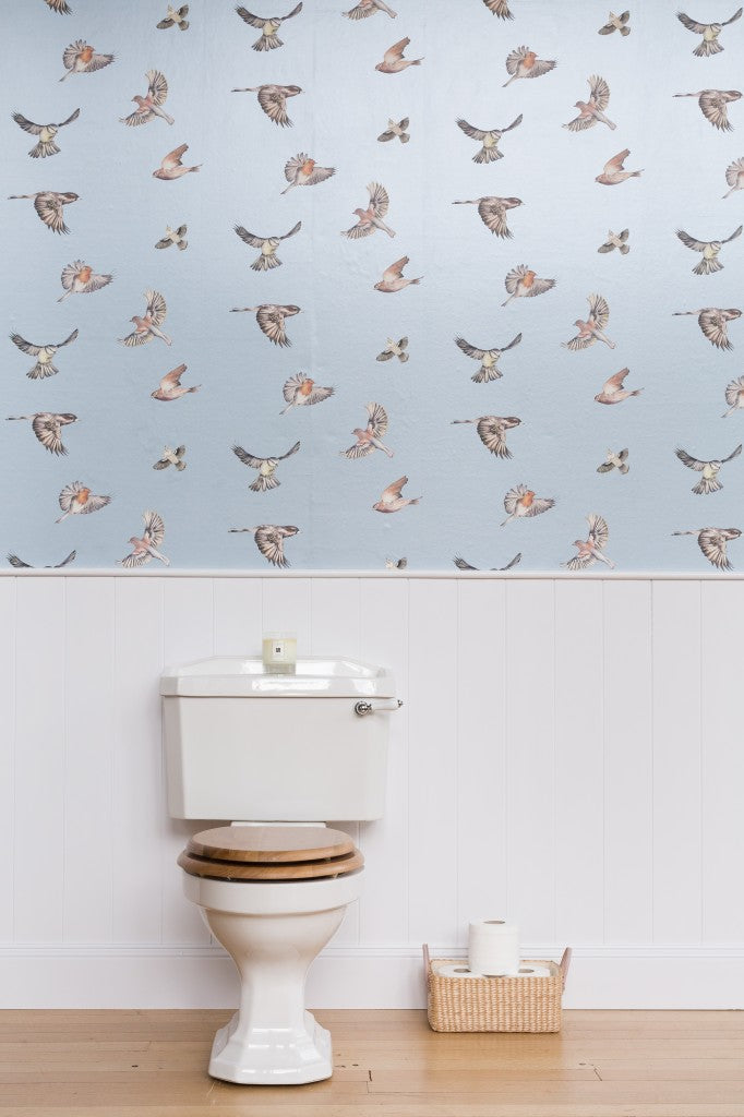 Early Bird Room Wallpaper 3 - Teal