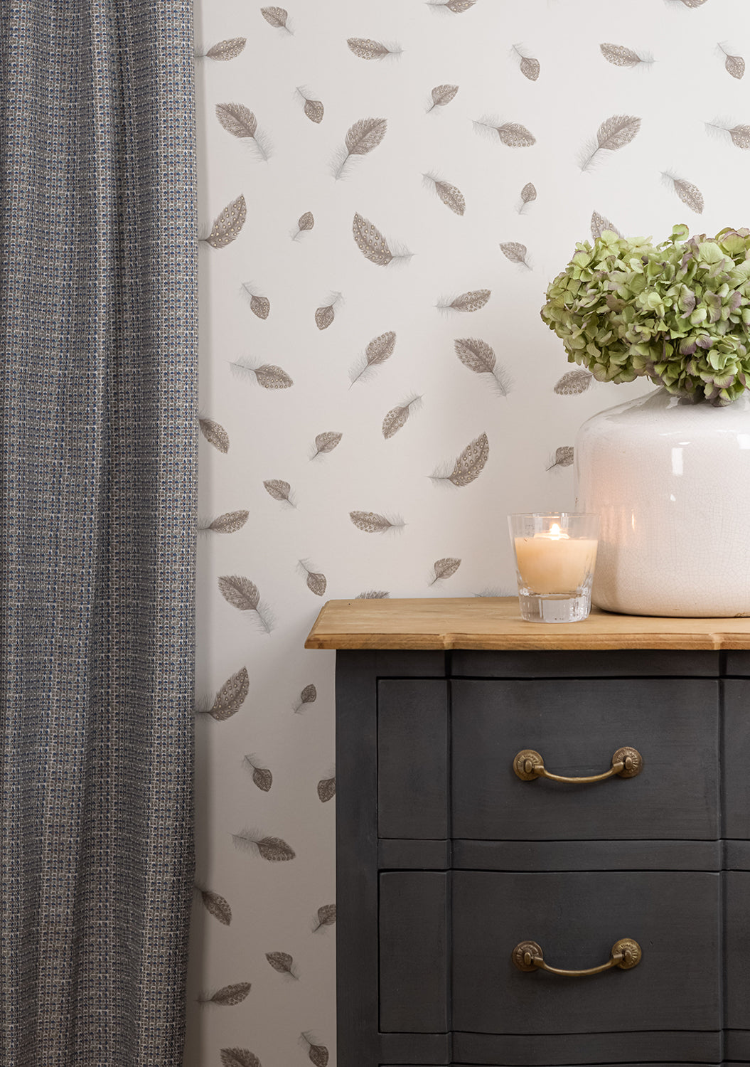 Labyrinth Room Fabric - Blue