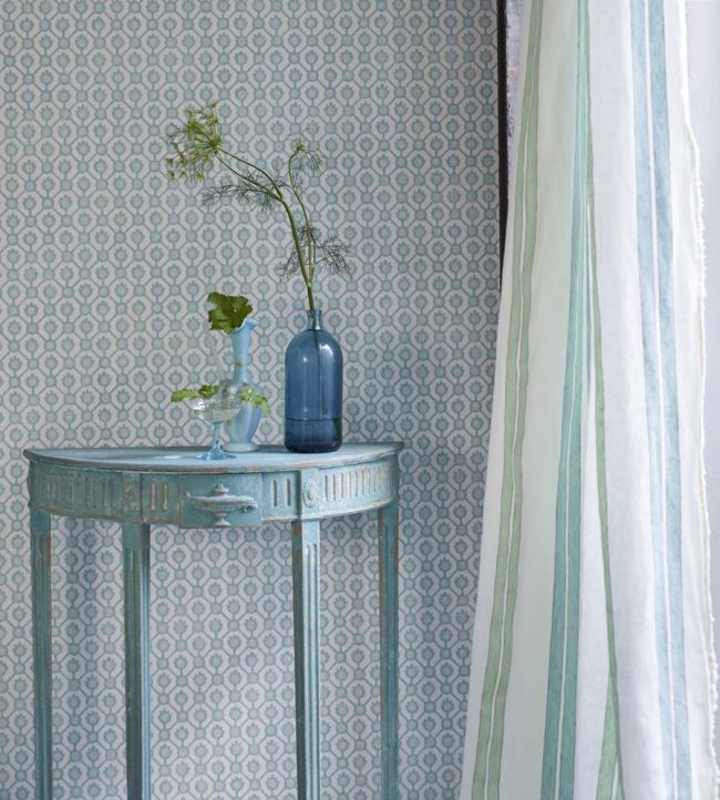 Jaal Wallpaper - Eau de Nil - PDG1150/07 - Designers Guild