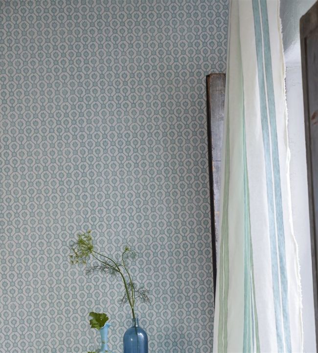 Jaal Wallpaper - Eau de Nil - PDG1150/07 - Designers Guild