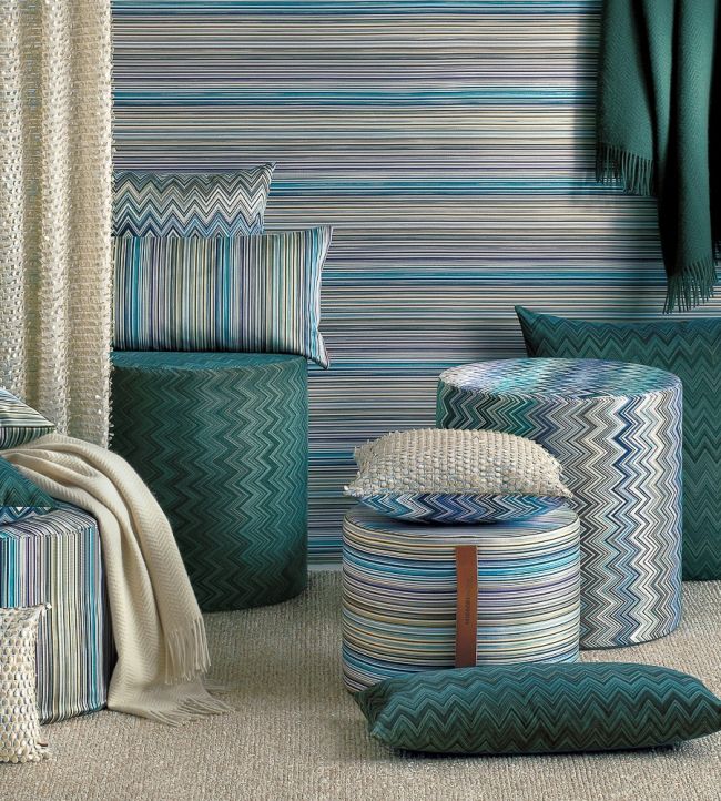 Jarris Room Fabric - Blue
