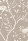 Jasper Peony Wallpaper - Brown - Lewis & Wood