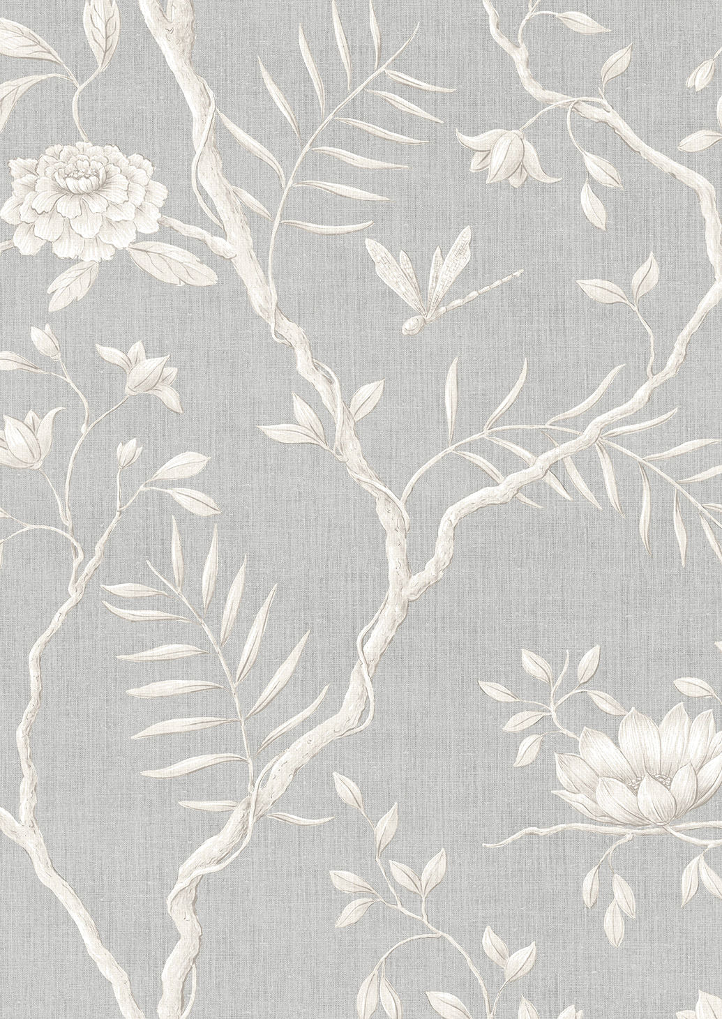Jasper Peony Wallpaper - Cashmere - Lewis & Wood