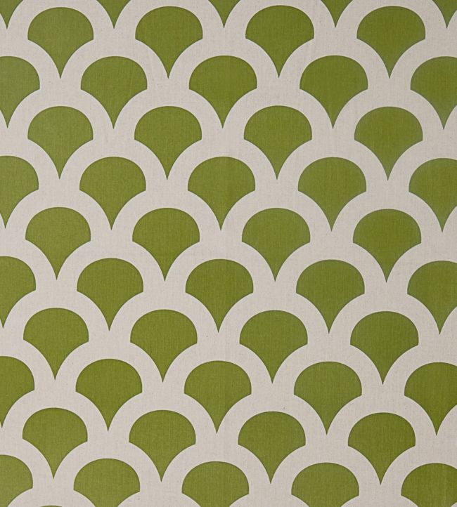 Grand Kyoto Koi Fabric - Green