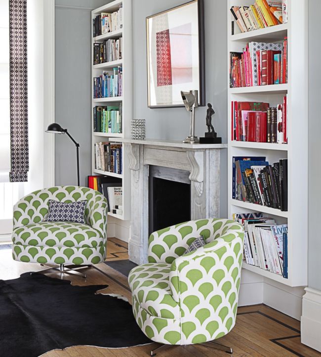 Grand Kyoto Koi Room Fabric 2 - Green