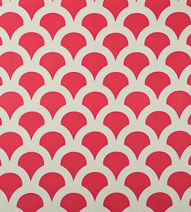 Grand Kyoto Koi Fabric - Red