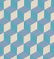 Cubes Fabric - Teal