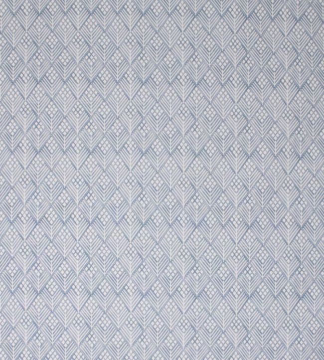 Pine Flower Fabric - Blue 