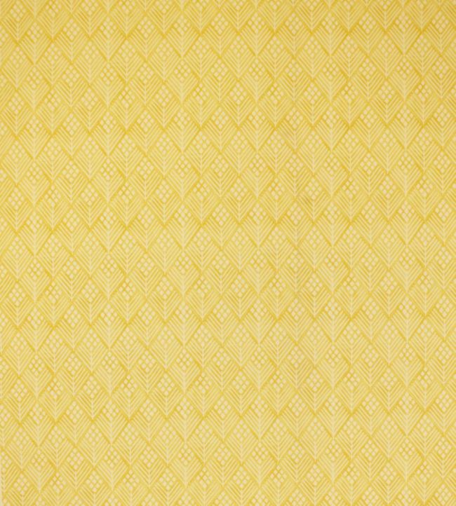 Pine Flower Fabric - Yellow