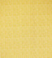 Pine Flower Fabric - Yellow