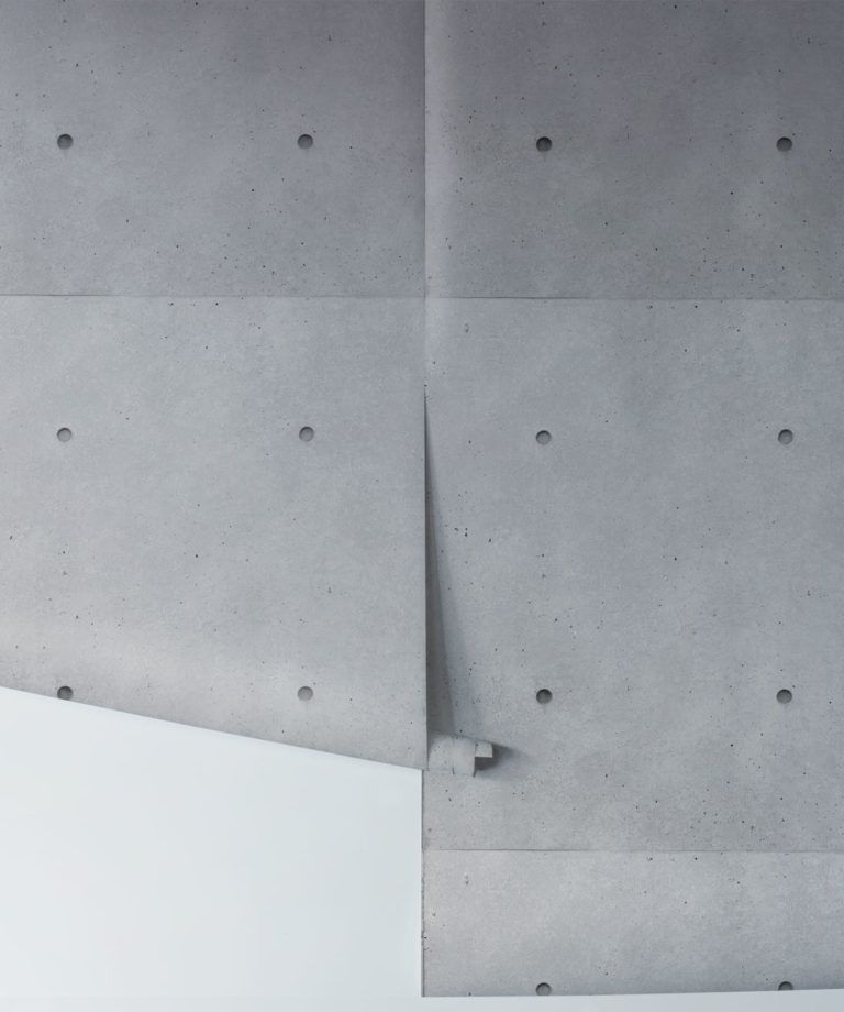 Tilt Slab Room Wallpaper 2 - Gray
