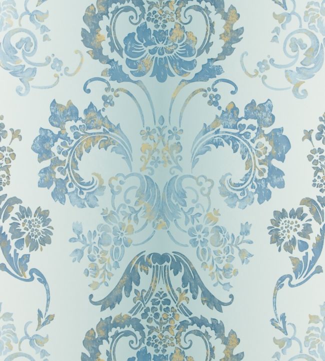 Kashgar Wallpaper - Zinc - P619/07 - Designers Guild