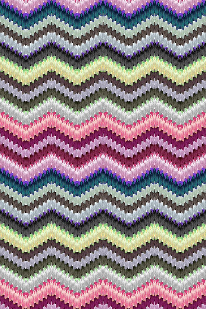 Zig Zag Moth Original Wallpaper - Multicolor