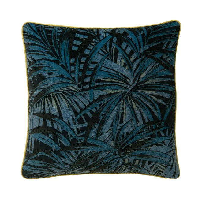 Butterfly Palm Lago Velvet Cushion