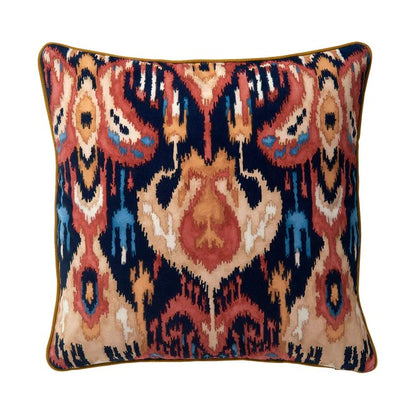 Bukhara Saffron Velvet Cushion