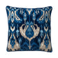 Bukhara Indigo Velvet Cushion