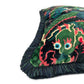 Double Dragon Green Velvet Back Cushion
