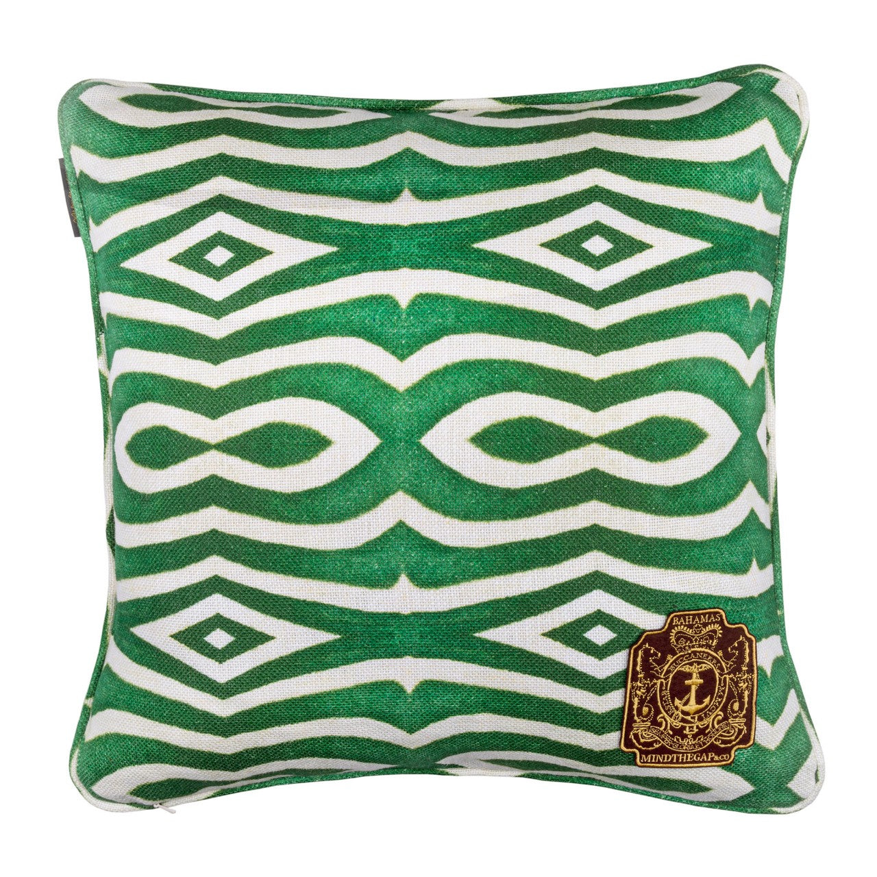 RIVERSIDE Linen Cushion - Green
