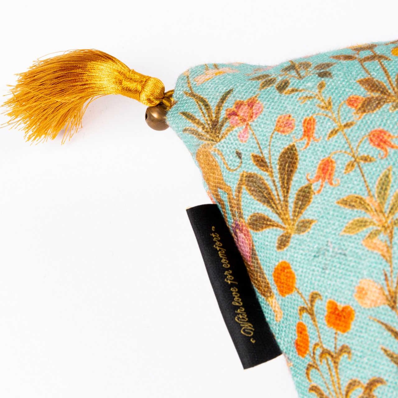 HINDUSTAN Aquamarine Room Linen Cushion 4 - Teal