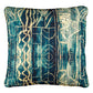 STARS AND STRIPES Room Linen Cushion - Teal