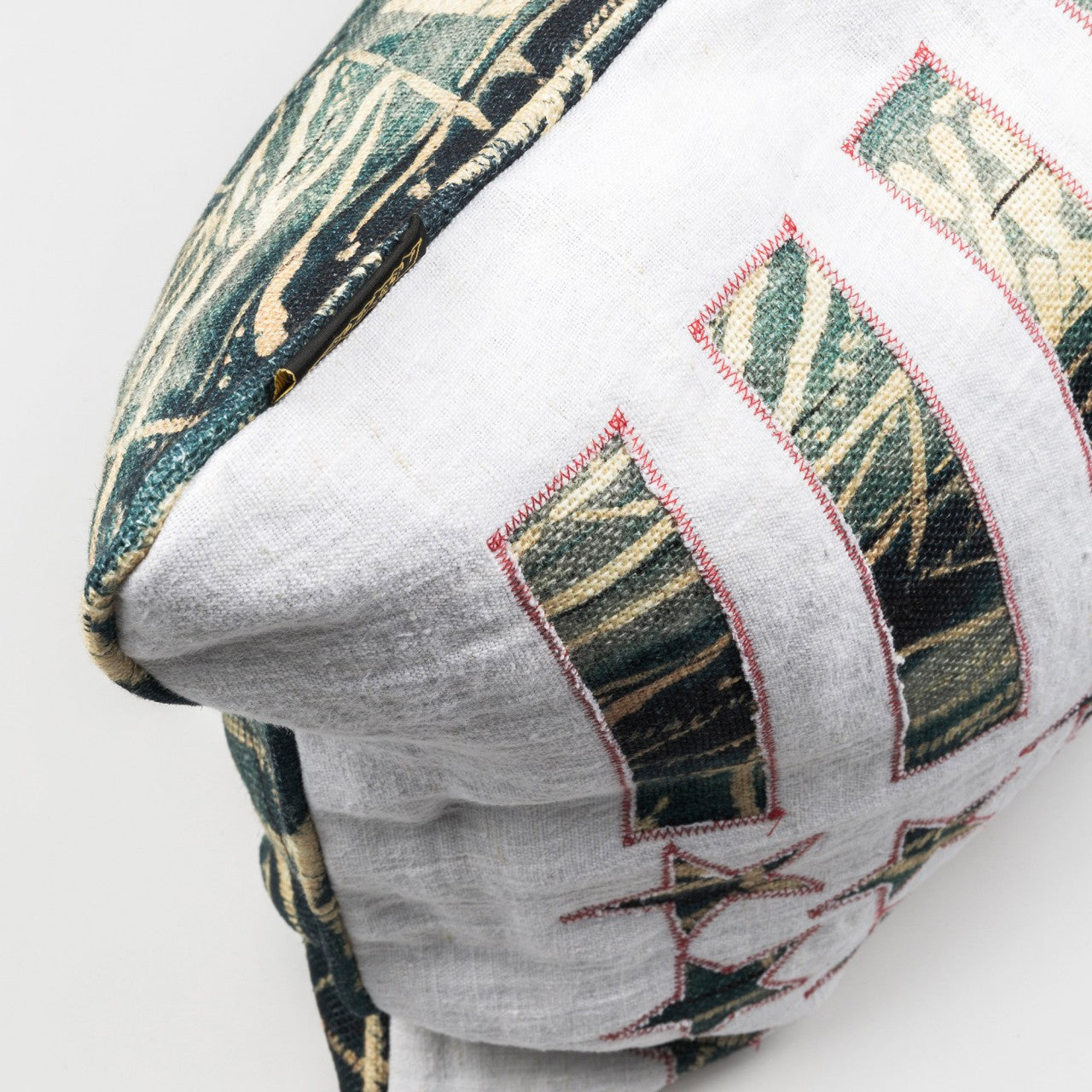 STARS AND STRIPES Room Linen Cushion 2 - Teal