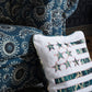 STARS AND STRIPES Room Linen Cushion 3 - Teal