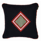 MOKI Linen Embroidered Room Cushion - Red