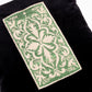 SPANISH EMBROIDERY Velvet Embroidered Room Cushion 4 - Green
