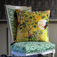 SPANISH EMBROIDERY Velvet Embroidered Room Cushion - Green