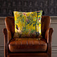 ROYAL GARDEN Room Velvet Cushion - Green