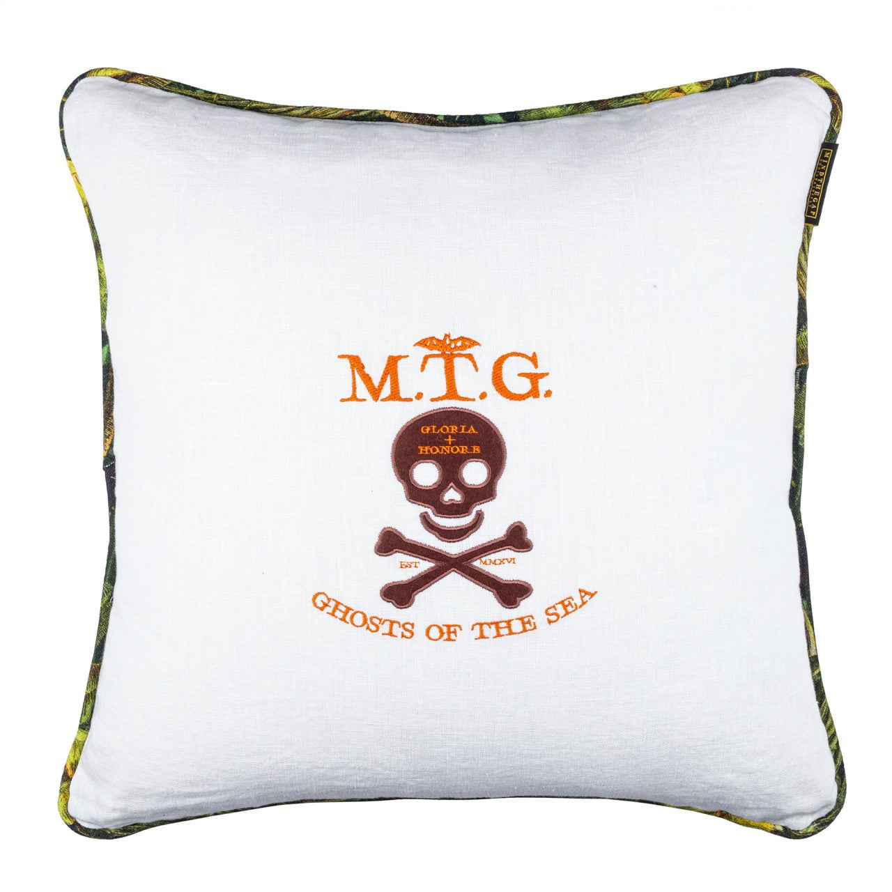 GHOST OF THE SEA Room Cushion 2 - Green