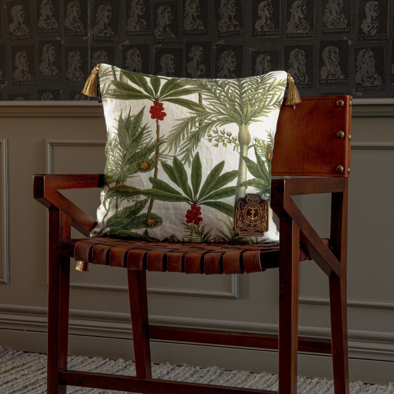 MADAGASCAR Room Cushion - Green