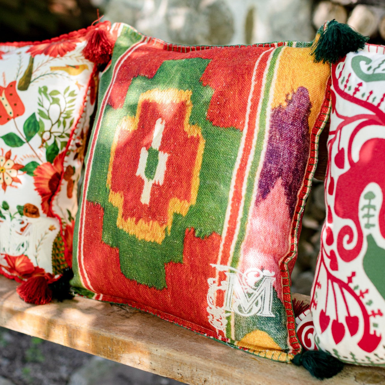 ERDELY Room Linen Cushion - Multicolor