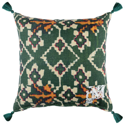 ZOLD Linen Cushion - Green
