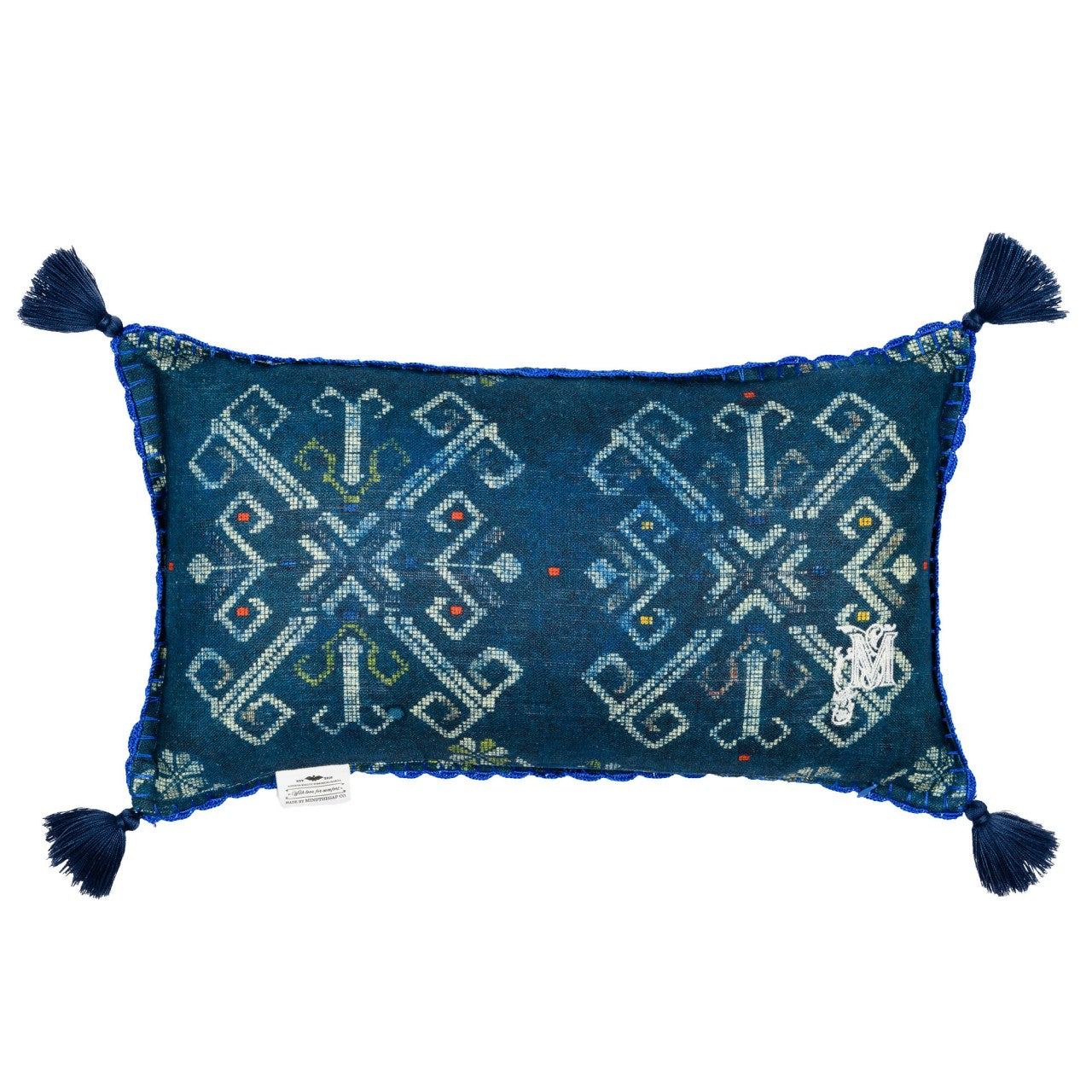 ROOTS Linen Cushion - Blue