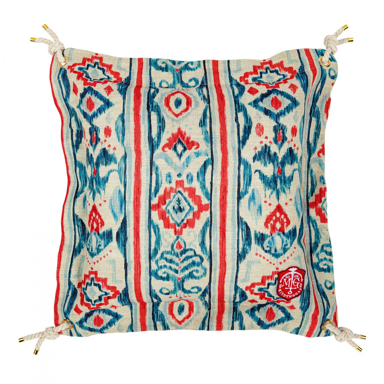 MEDITERRANEO IKAT Cushion - Blue