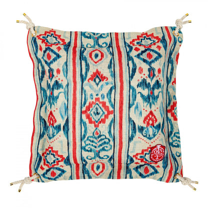 MEDITERRANEO IKAT Cushion - Blue