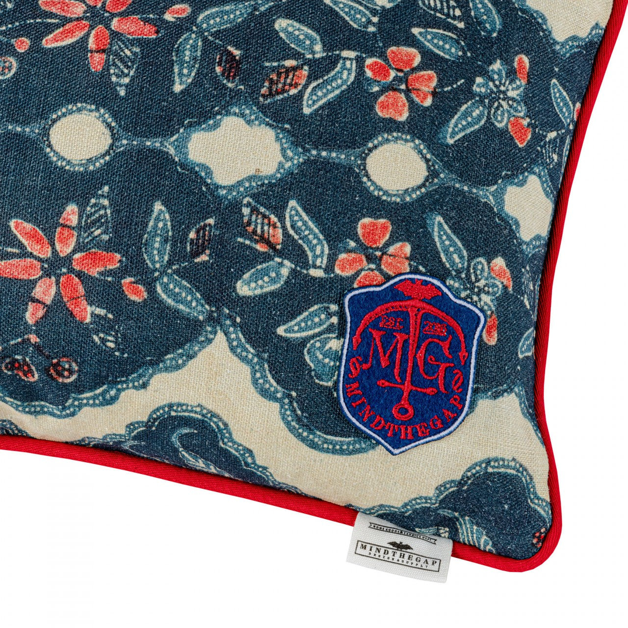 PHOENICIA BATIK Room Cushion 2 - Blue