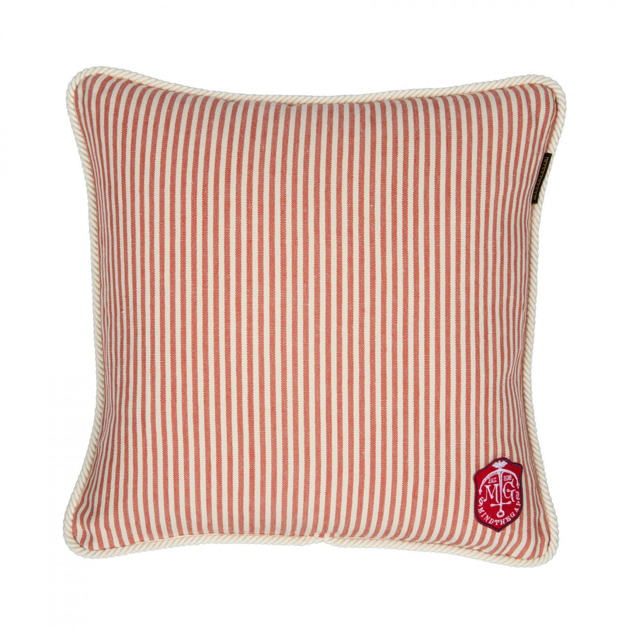 RHUBARB Stripe Cushion - Pink