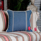 KATALIN Stripe Room Cushion - Blue