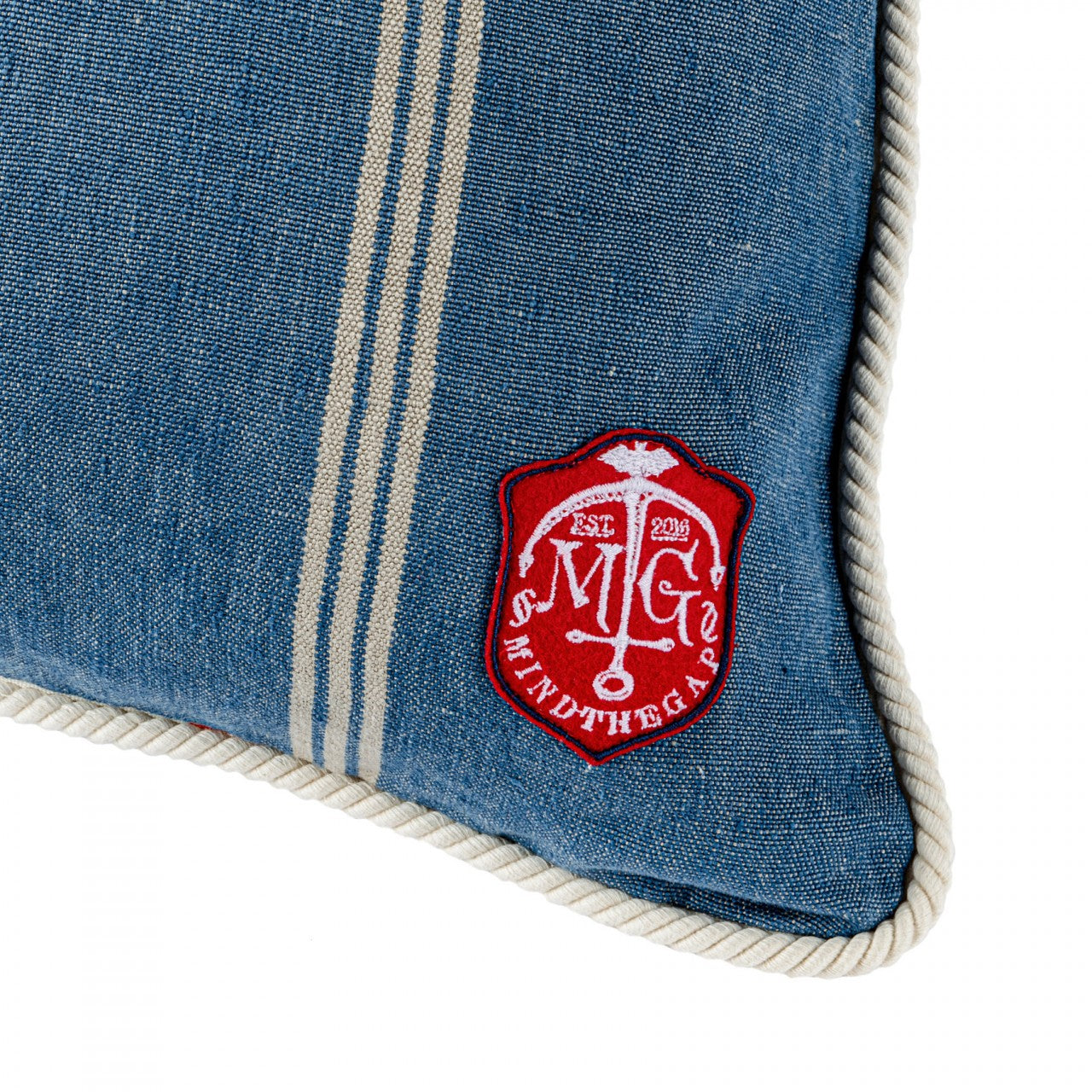 KATALIN Stripe Room Cushion 2 - Blue