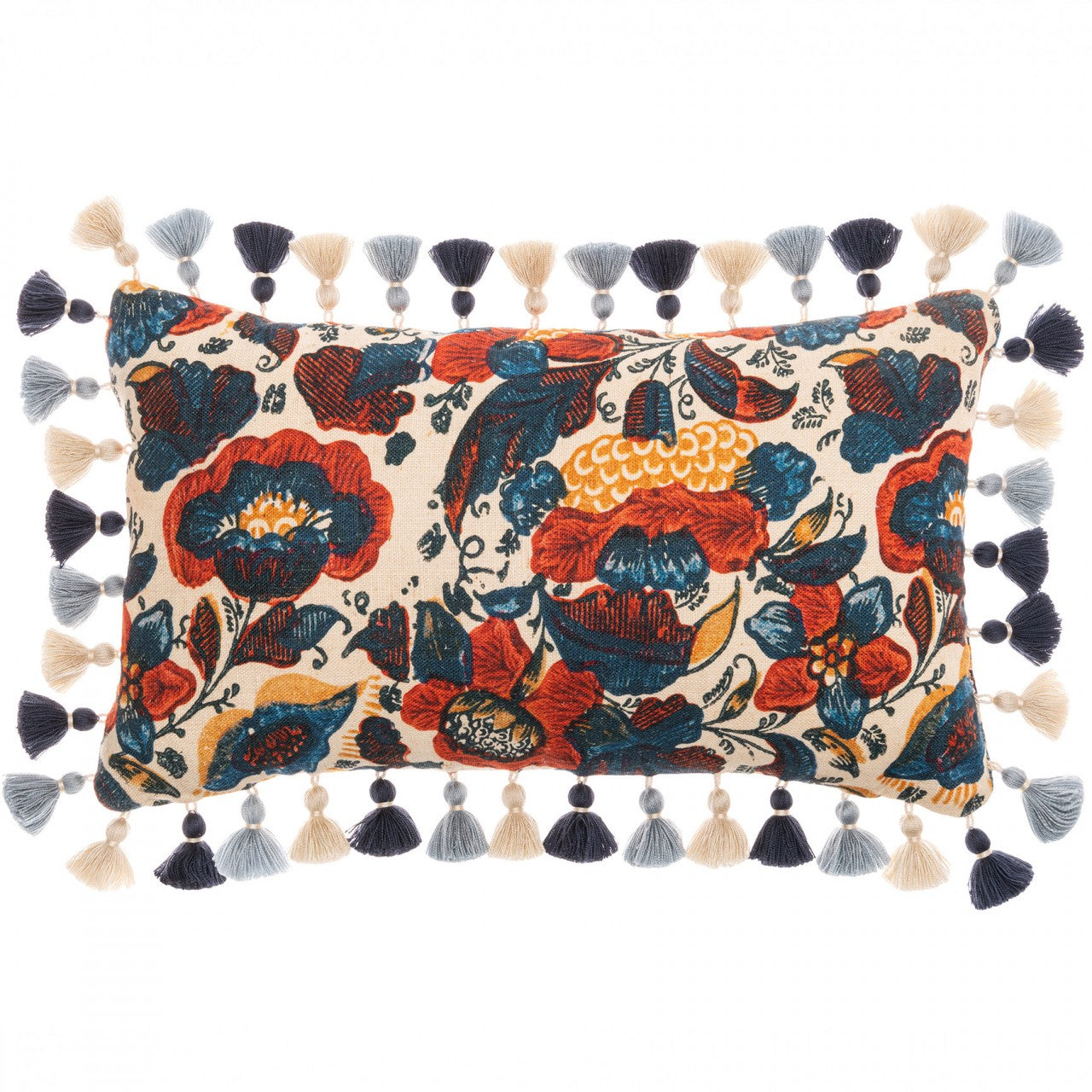 REMONDINI FLORAL Cushion - Multicolor