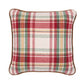 SULLIVAN PLAID Wool Room Cushion - Red