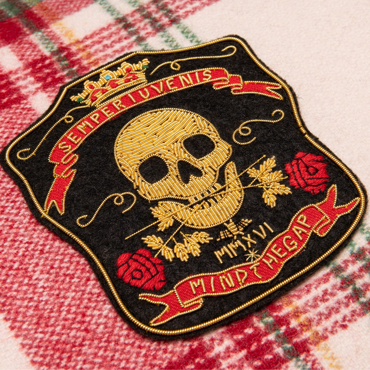 SULLIVAN PLAID Wool Room Cushion 3 - Red