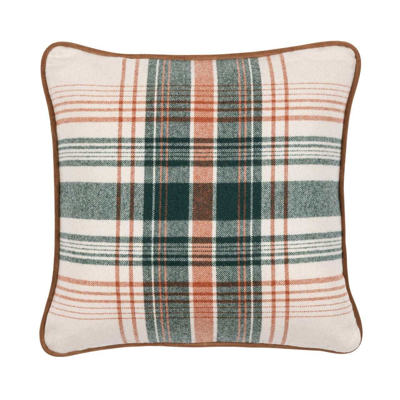 MONTEREY PLAID Wool Room Cushion - Pink