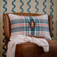 MONTEREY PLAID Wool Room Cushion 2 - Pink