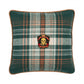 MONTEREY PLAID Wool Cushion - Green
