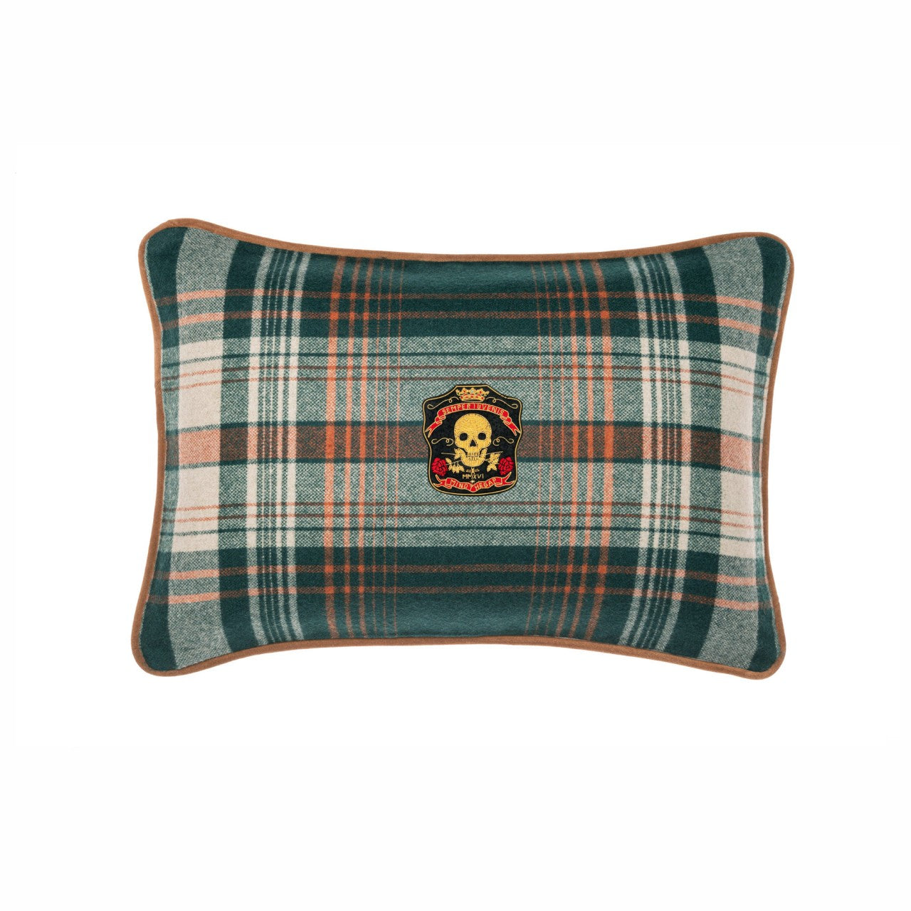 MONTEREY PLAID Wool Cushion - Green