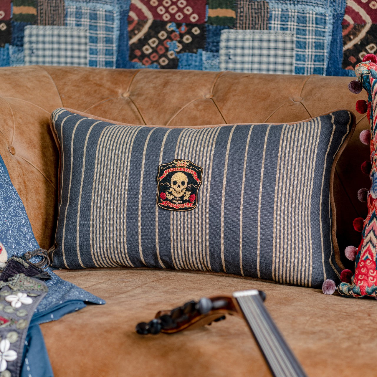 NEWPORT STRIPES Room Cushion 2 - Blue