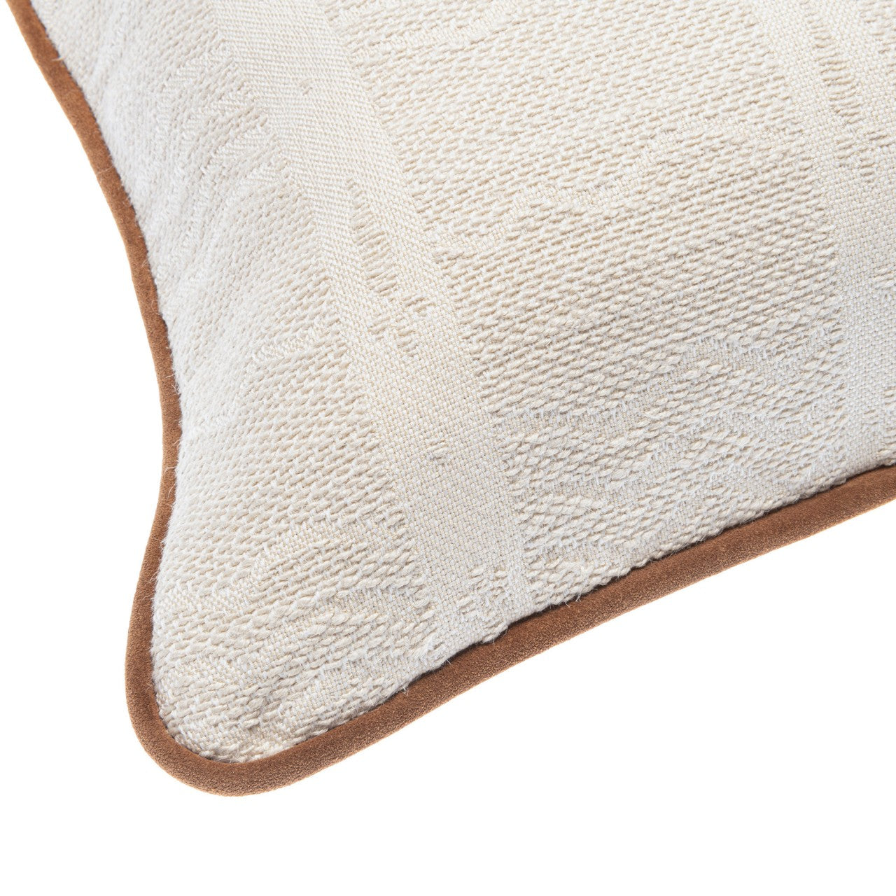 WHITE LAKE Jacquard Room Cushion 2 - White